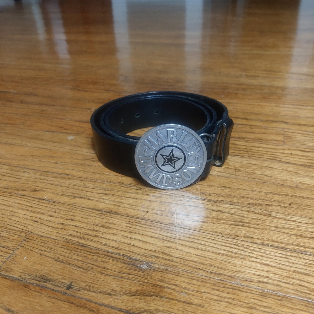 HARLEY DAVIDSON MEN'S LEATHER BELT